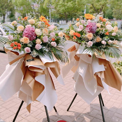 东莞万江开业花篮订购 专车配送上门